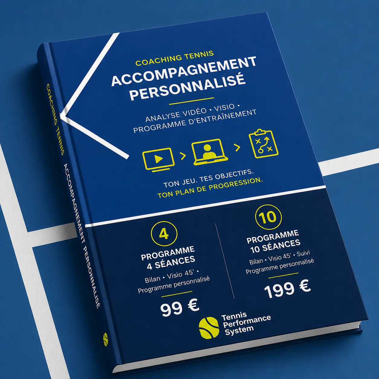 Coaching Tennis Personnalisé – Analyse vidéo + programme sur mesure